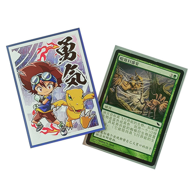 Торговые рукава 66x91 мм с матовой отделкой OPP Artwork Printed Card Sleeves