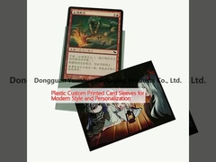 Пластмассовые печатные картонные рукава для современного стиля и персонализации